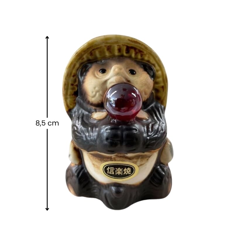 Röd Pärla - Tanuki Figur