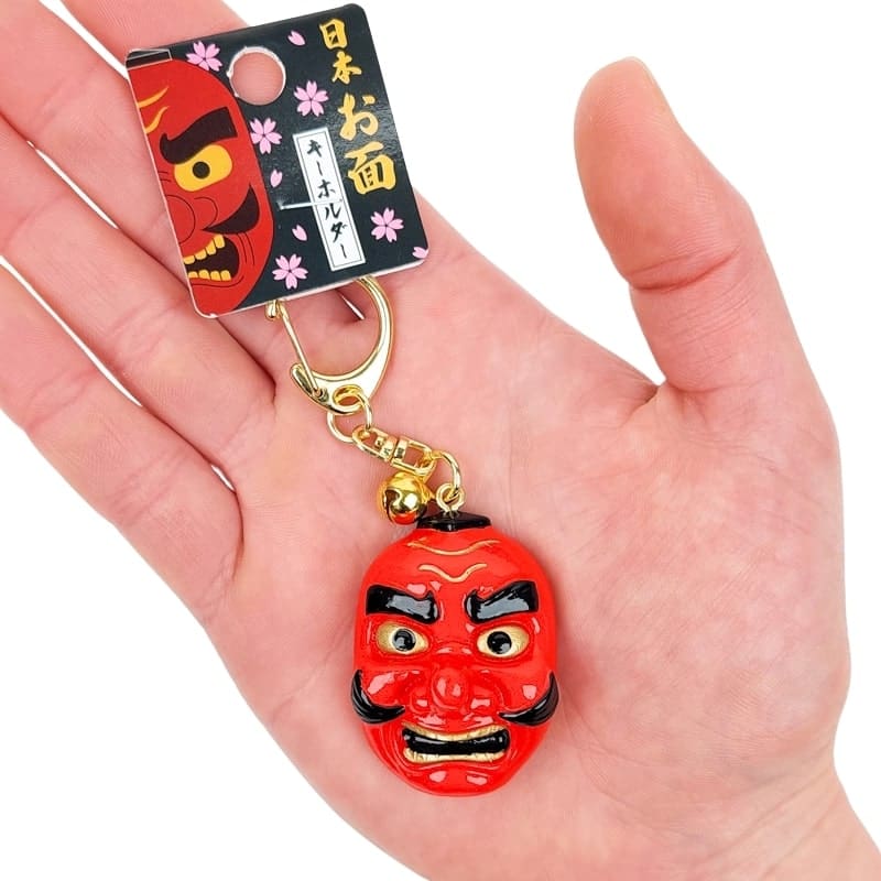 Tengu Mask Nyckelring