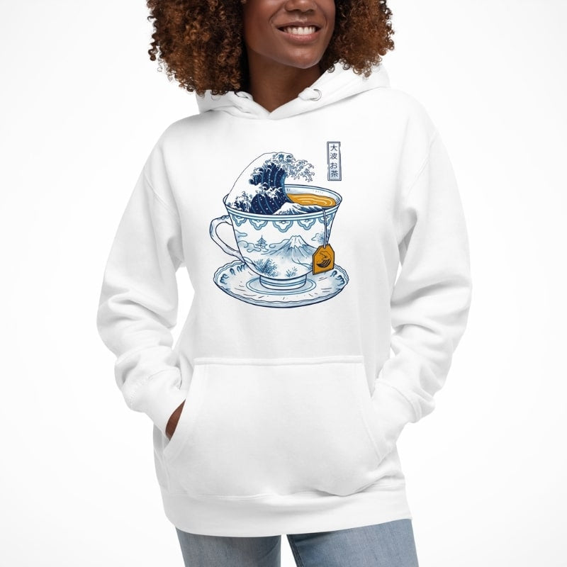 The Great Tea of Kanagawa Japansk sweatshirt