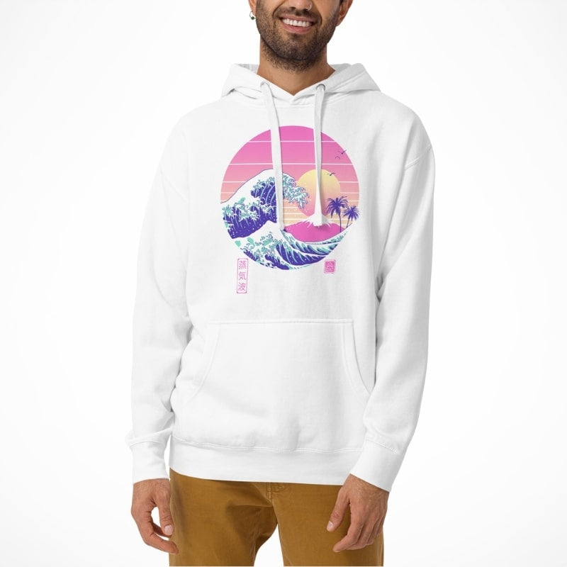 The Great Vapor Wave Japansk sweatshirt