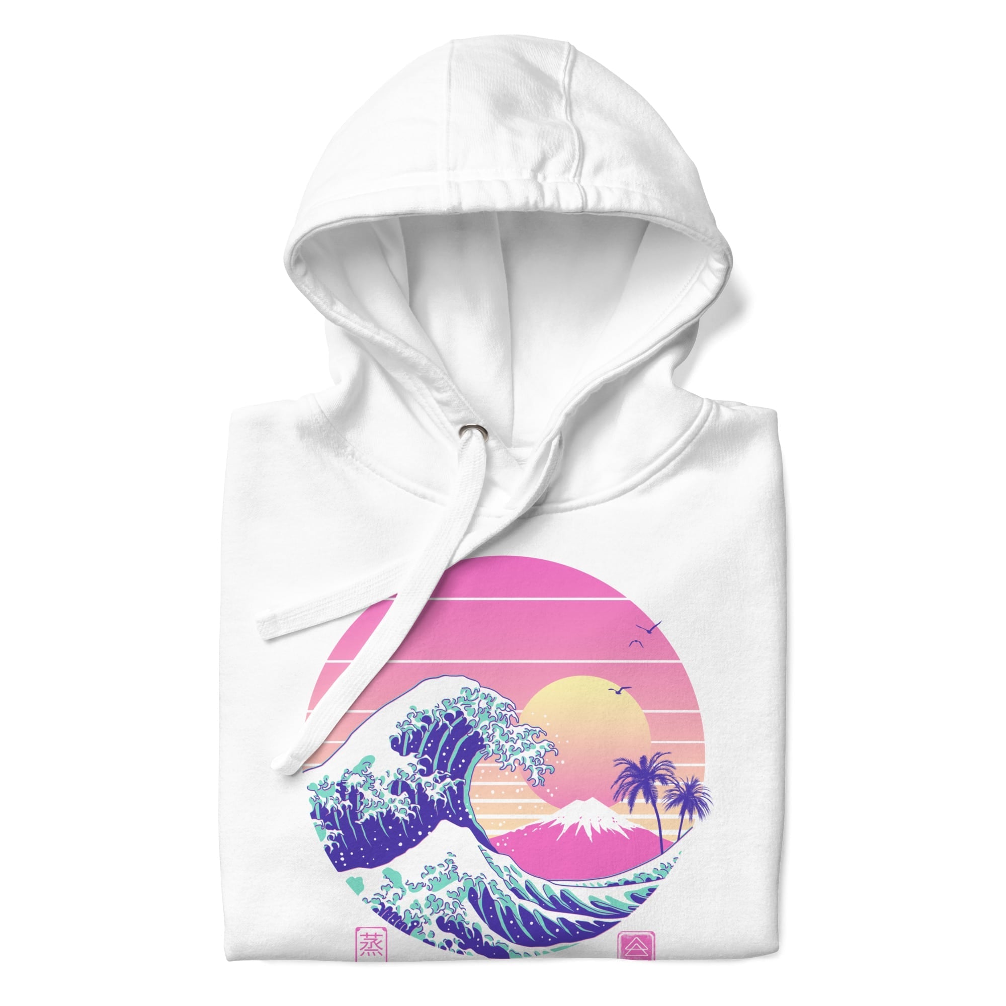 The Great Vapor Wave Japansk sweatshirt