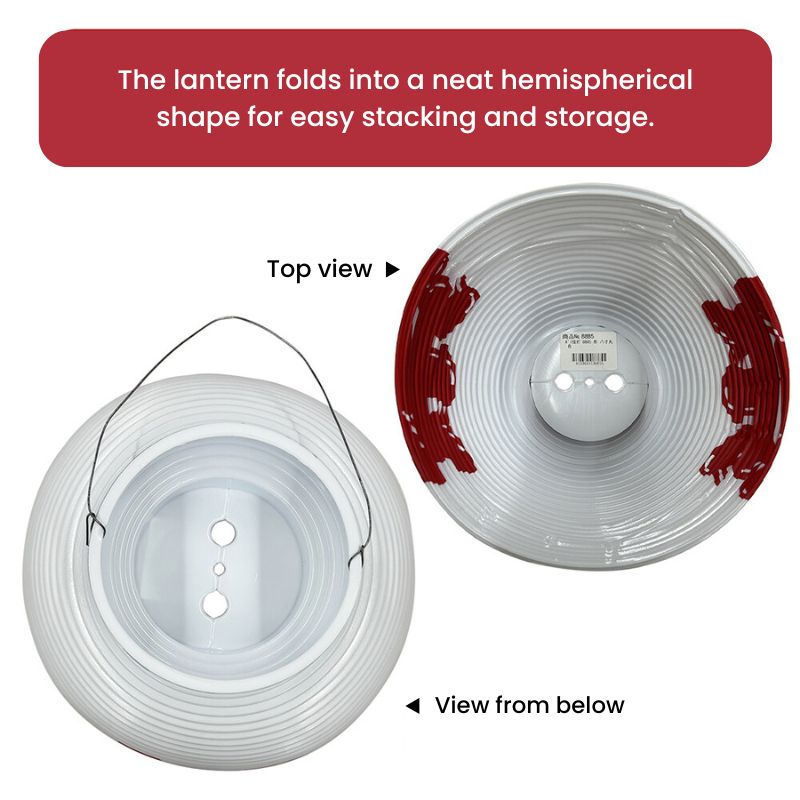 Japansk lykta - Vit Festival