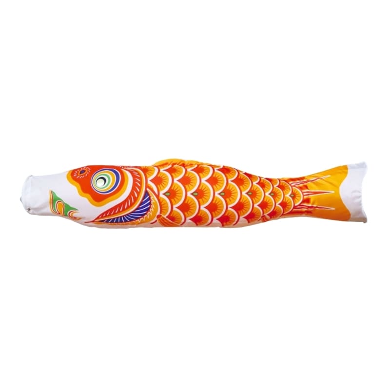 Traditionell japansk Koinobori Orange - 100 cm