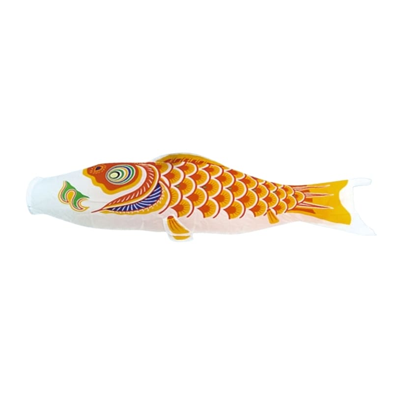 Traditionell japansk Koinobori Orange - 150 cm