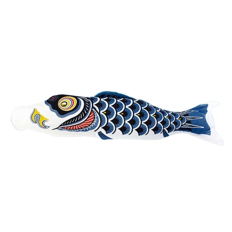 Traditionell japansk Koinobori Svart - 150 cm