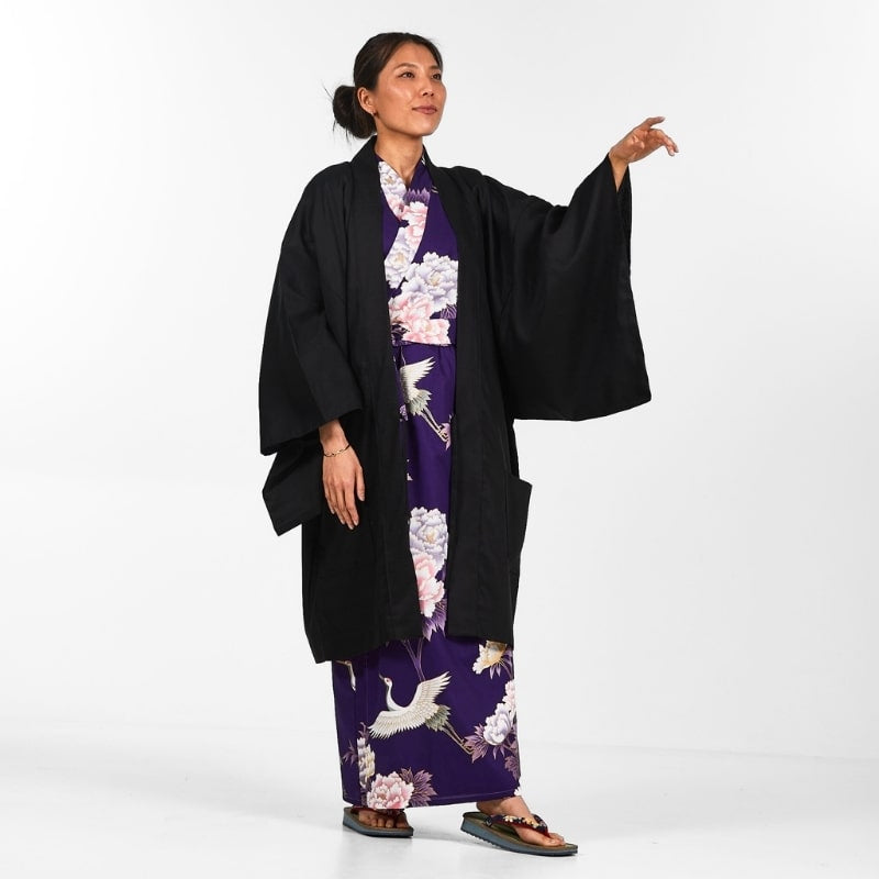 Unisex japansk Haori jacka En storlek