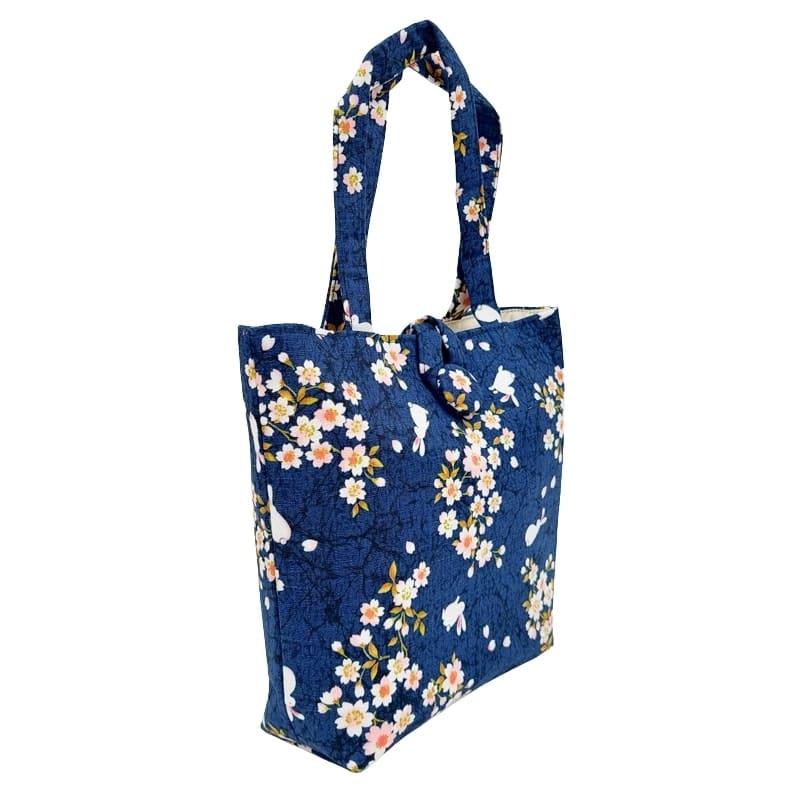 Usagi Sakura Japansk Väska Blå