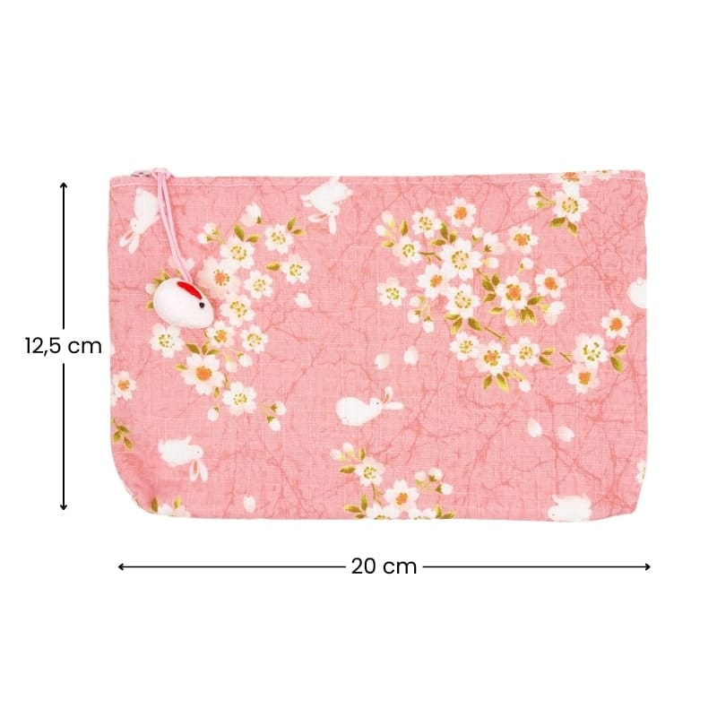 Usagi Sakura Rosa Japansk Kopplingsväska
