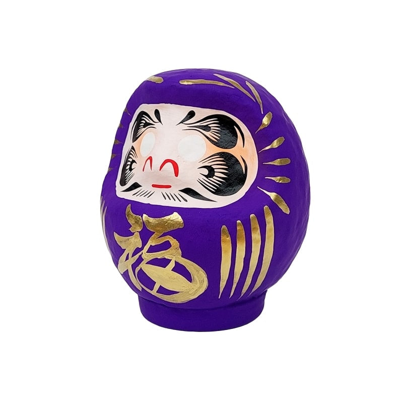 Violett japansk Daruma 9 till 15 cm