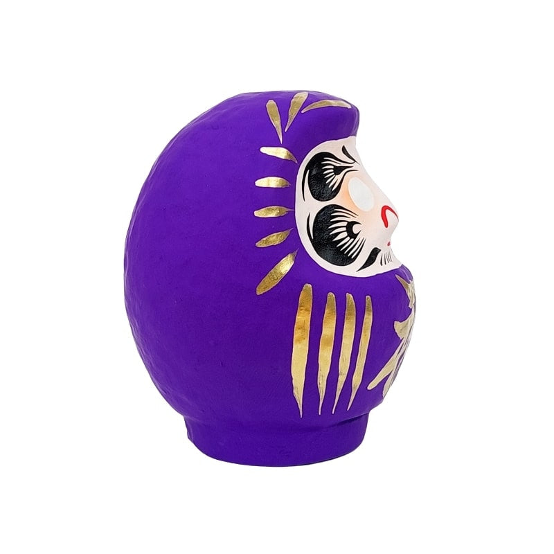 Violett japansk Daruma 9 till 15 cm