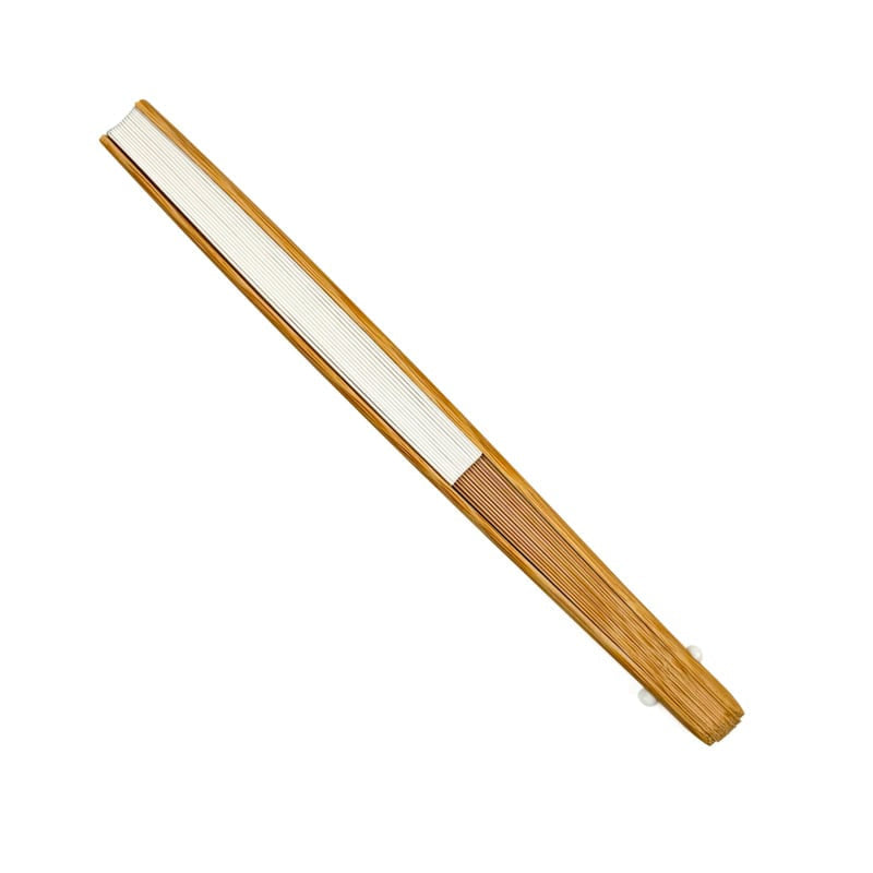 Vit japansk minifläkt