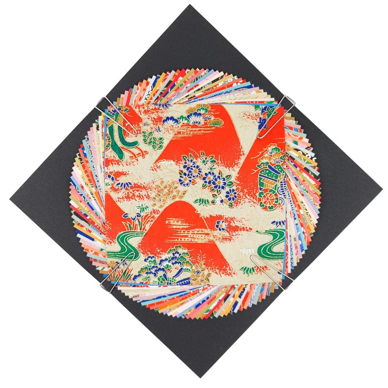 Washi Chiyogami Japanskt papper 10x10 cm