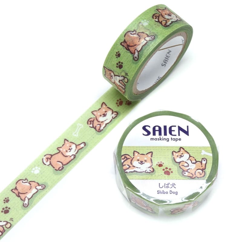 Japansk Washi Tape Shiba Inu