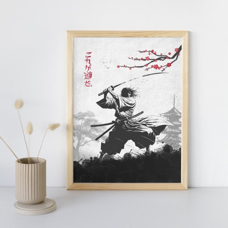 Way of the Warrior Japansk affisch A3
