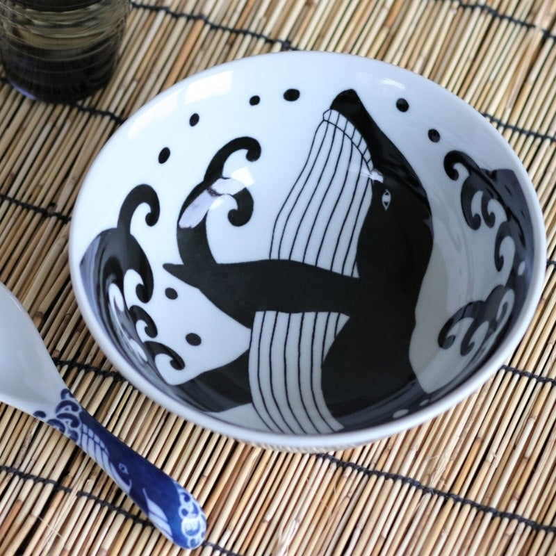 Whale japansk Ramen skål
