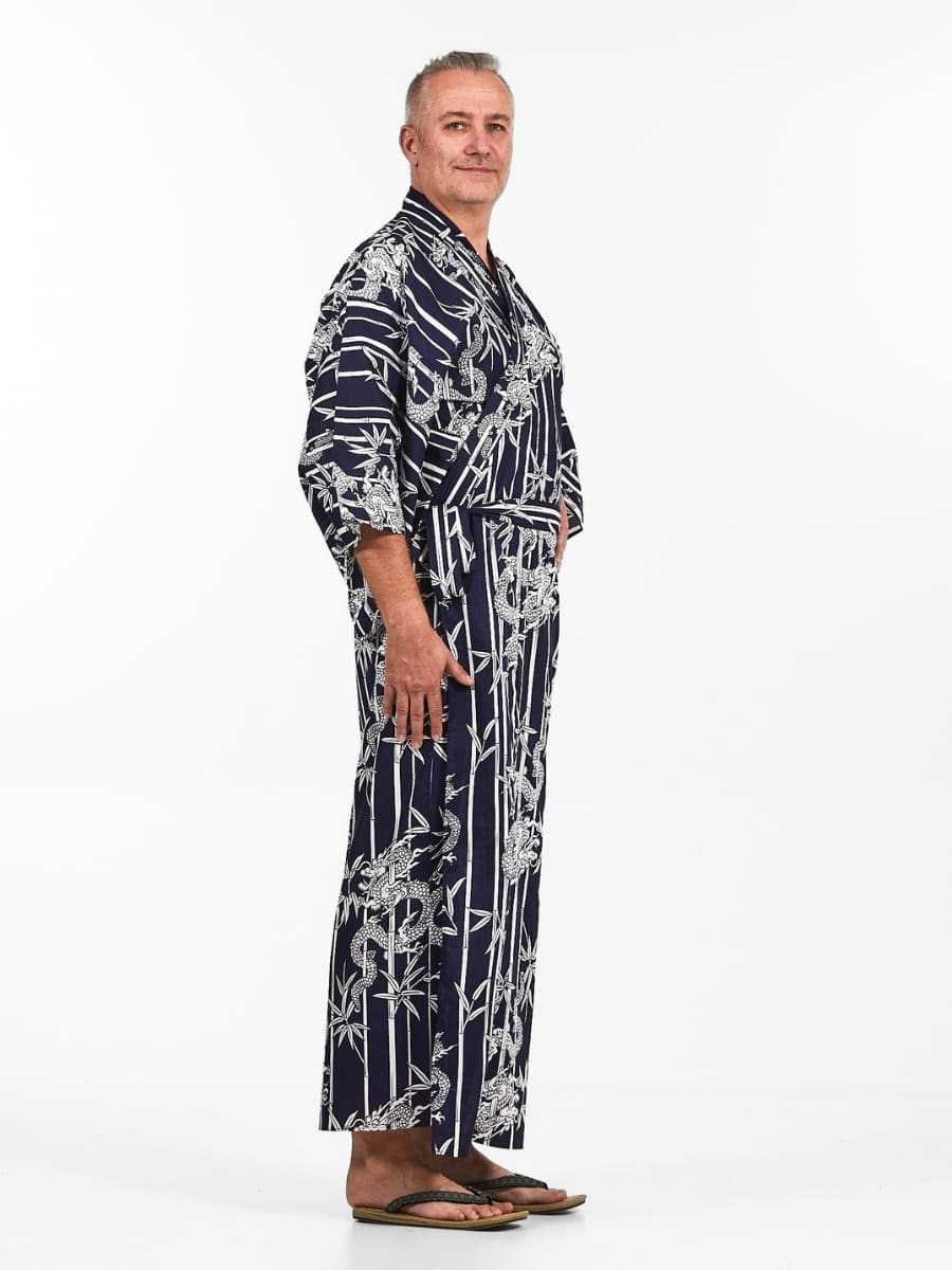 Yukata Kimono Bambu & Drake för män