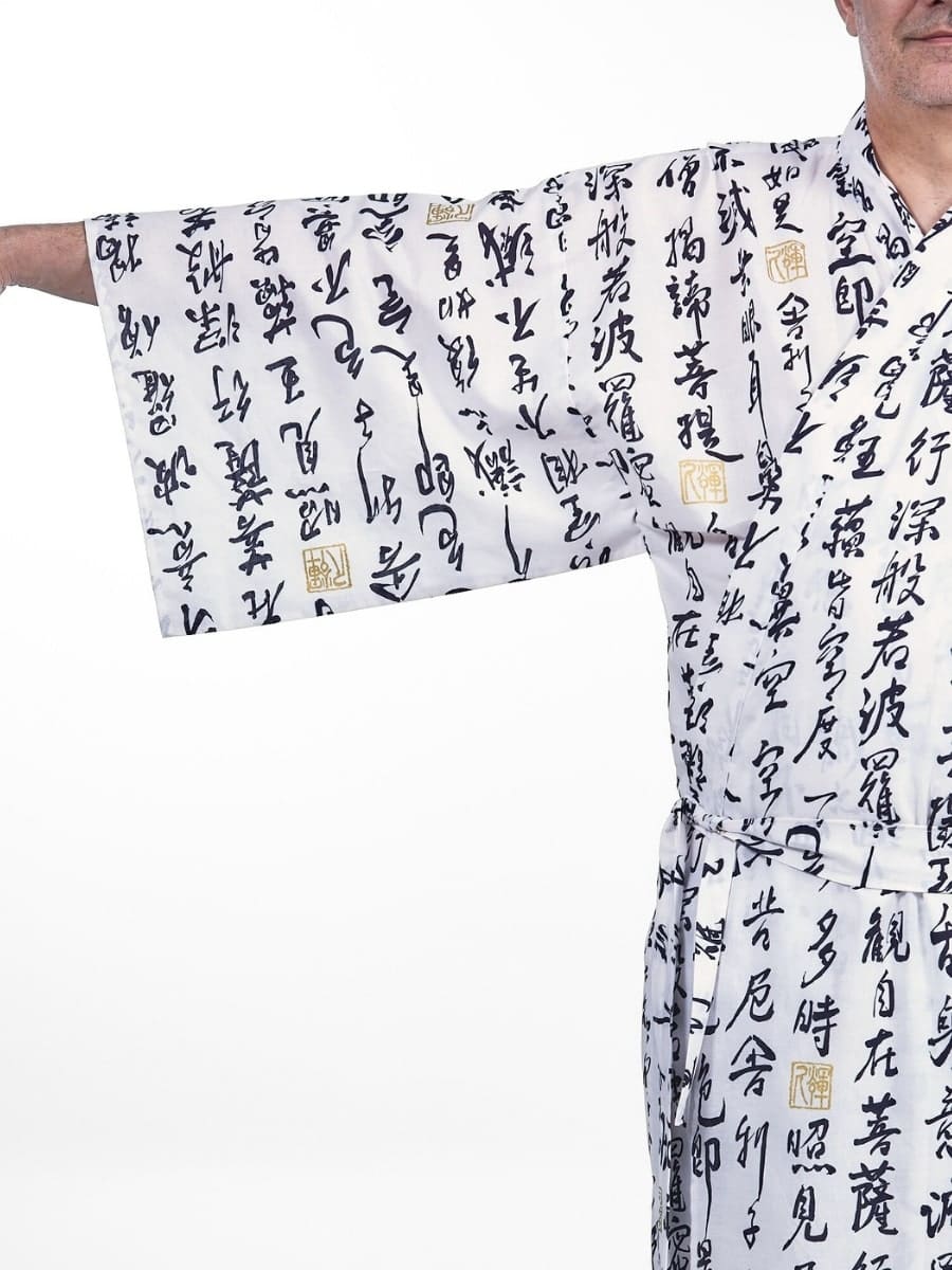 Yukata Sutra Hannya Kimono för män