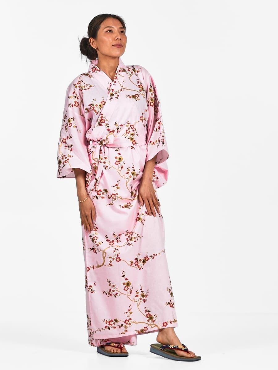 Yukata Kimono för kvinnor Ōgonbai