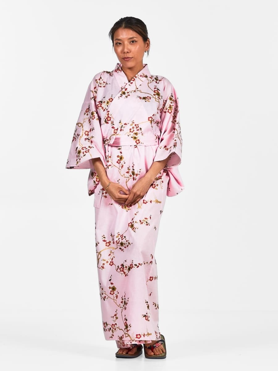Yukata Kimono för kvinnor Ōgonbai