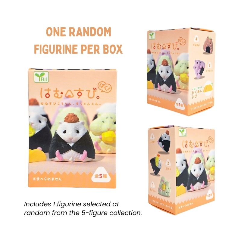 Gachapon Onigiri Hamster figurin