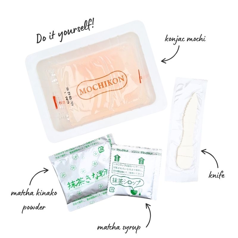 Mochikon Konjac Jelly med Matcha