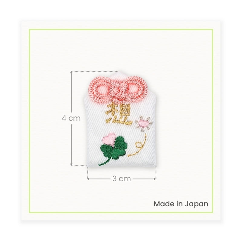 Amulett Omamori Vit Kärlek