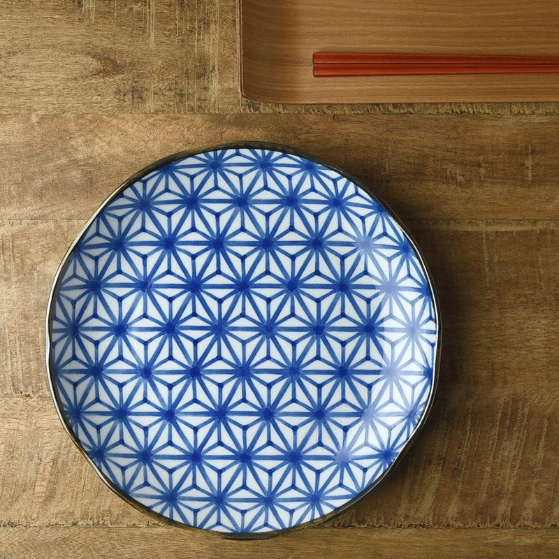 Asanoha japansk tallrik