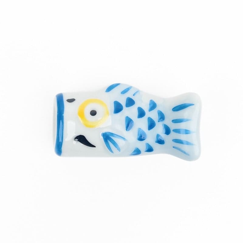 Blå Koinobori japansk ätpinnestöd