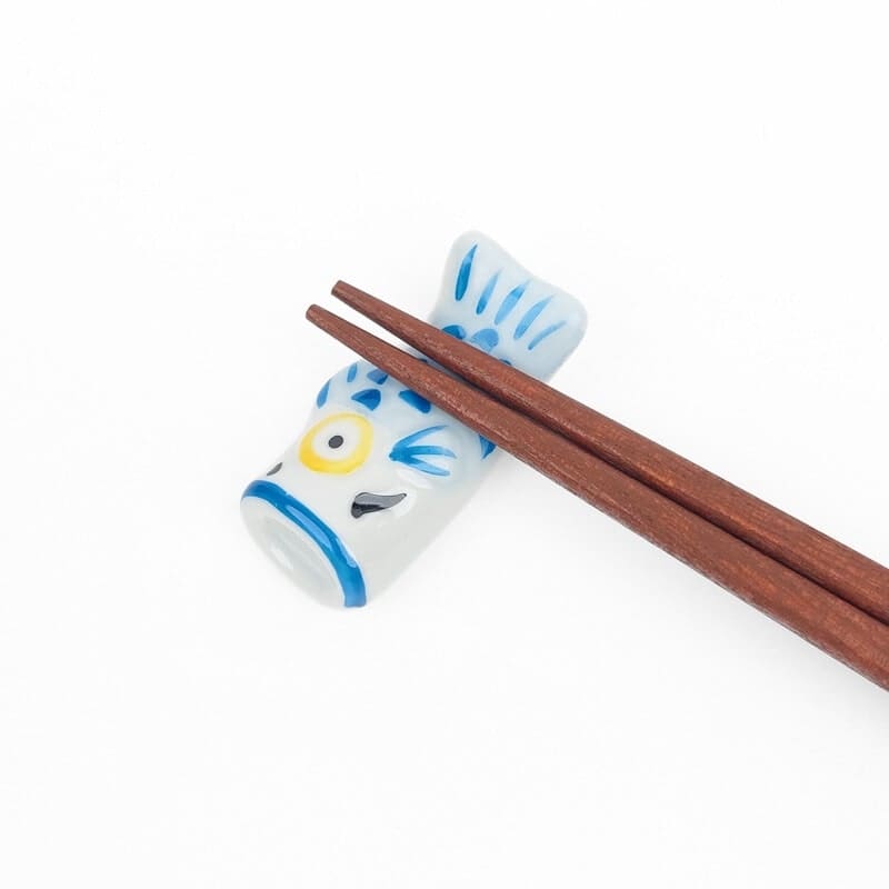Blå Koinobori japansk ätpinnestöd