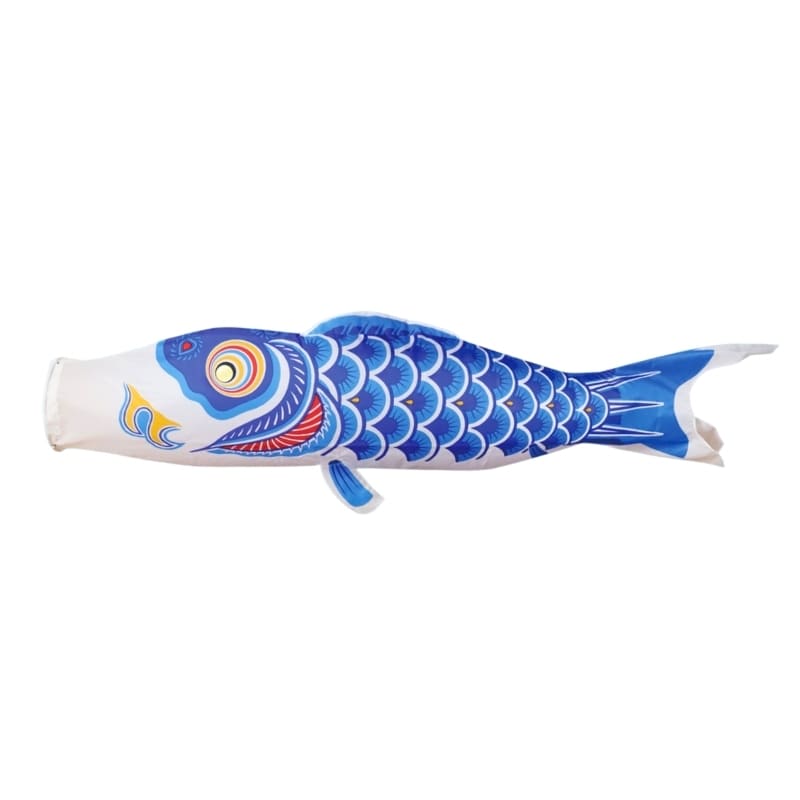Blå traditionell japansk koinobori - 150 cm