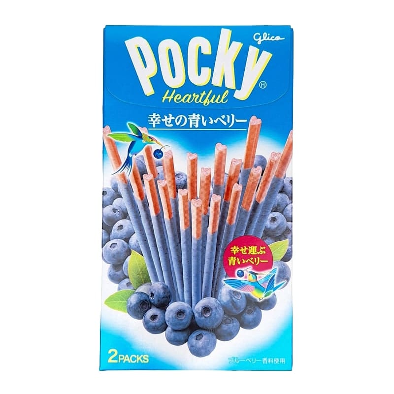 Blåbär Pocky Stick Hjärta
