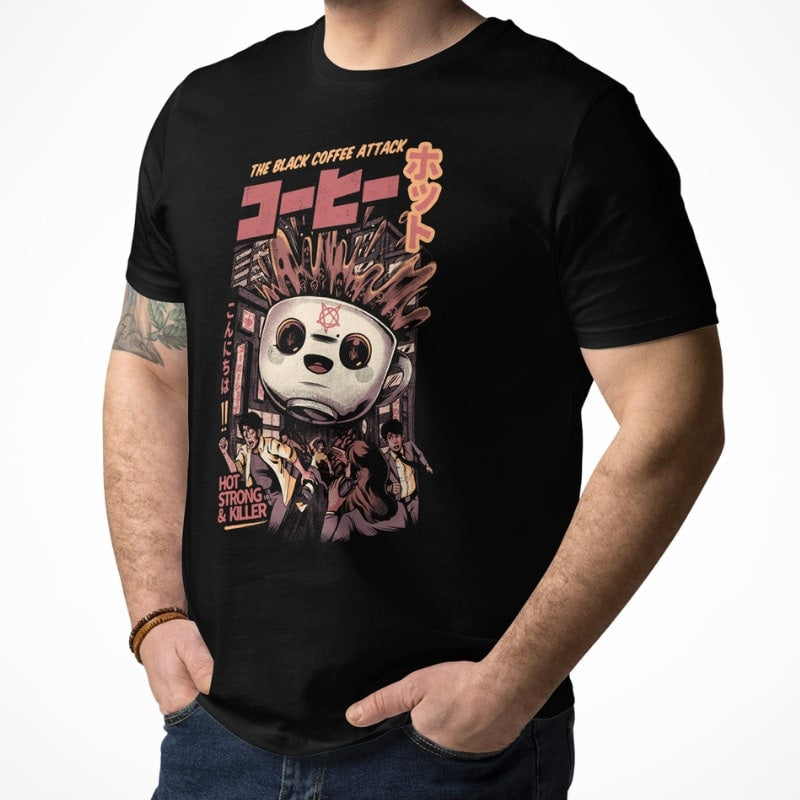 Black Coffee Japansk T shirt