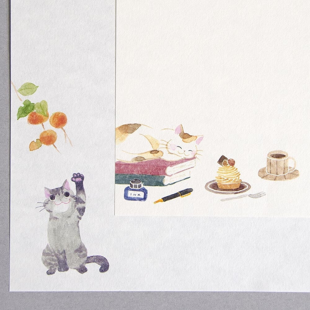 Brevpapper - Höstkatter