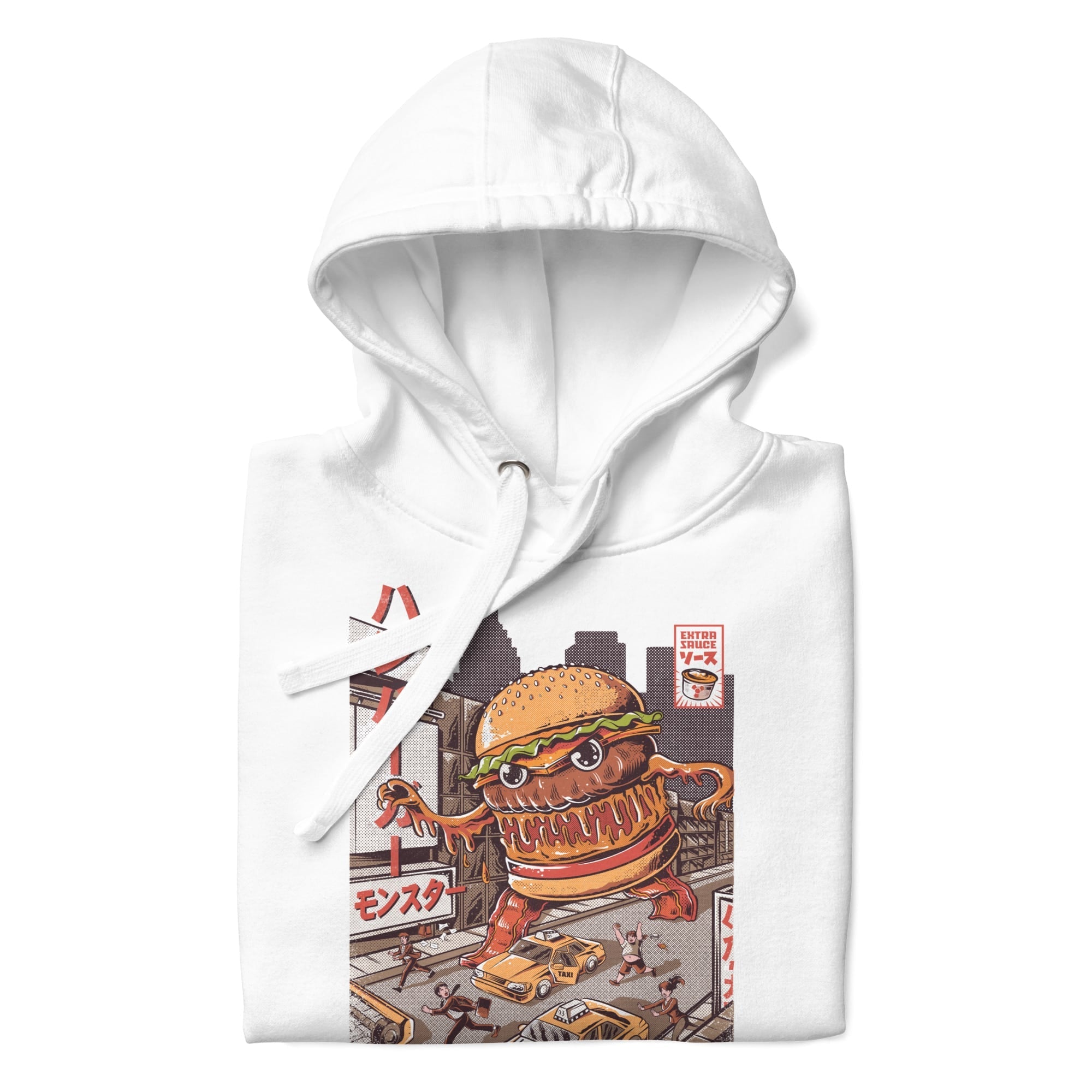 Burgerzilla Japansk sweatshirt