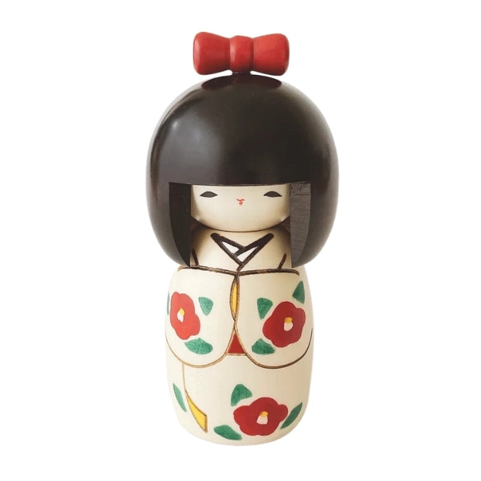 Camellia Kokeshi docka
