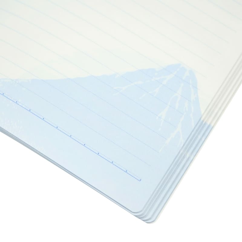 Japansk anteckningsbok Mount Fuji Röd