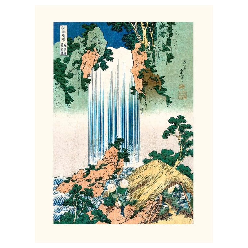 Cascade de Yoro Japansk affisch A3