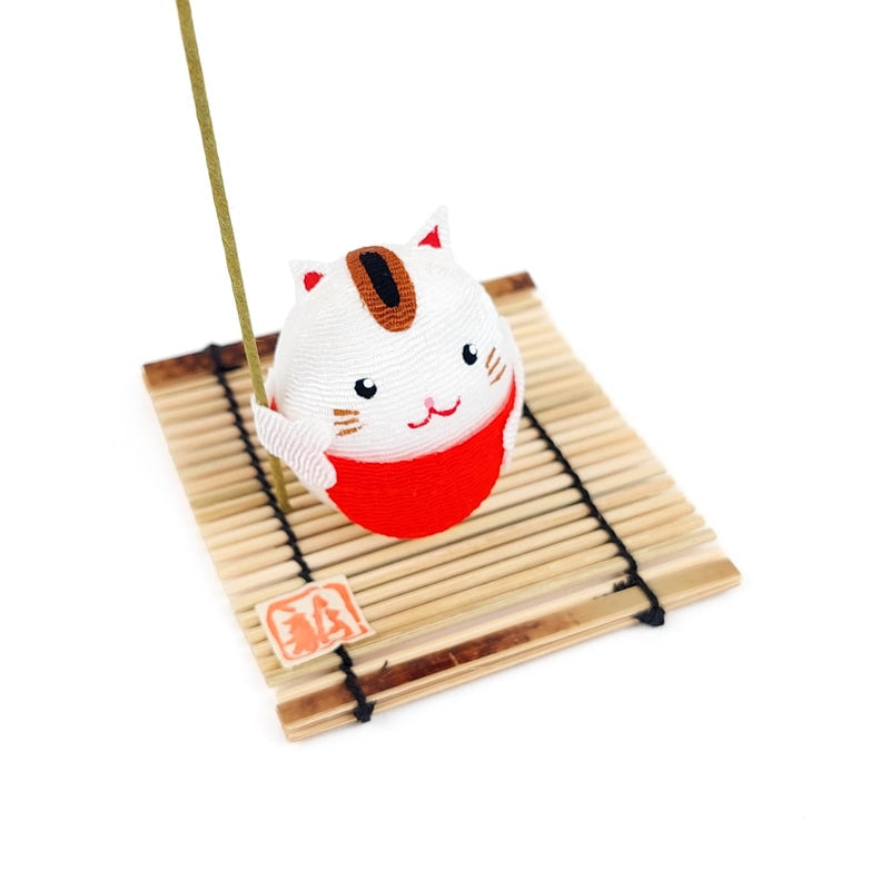 Chirimen Katt Japansk figurin