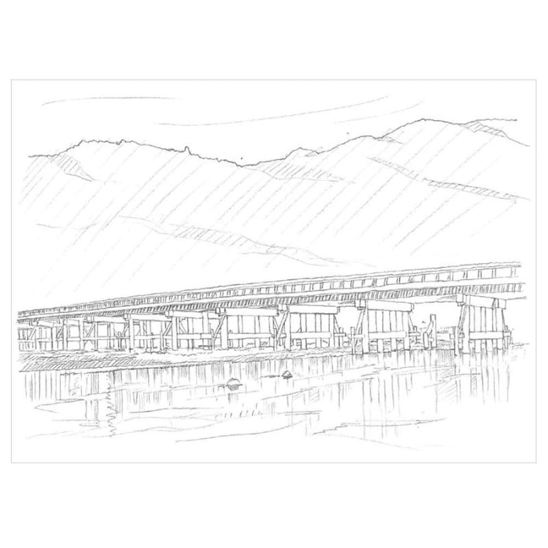 Färgläggning för vuxna: De fyra årstiderna i Kyoto