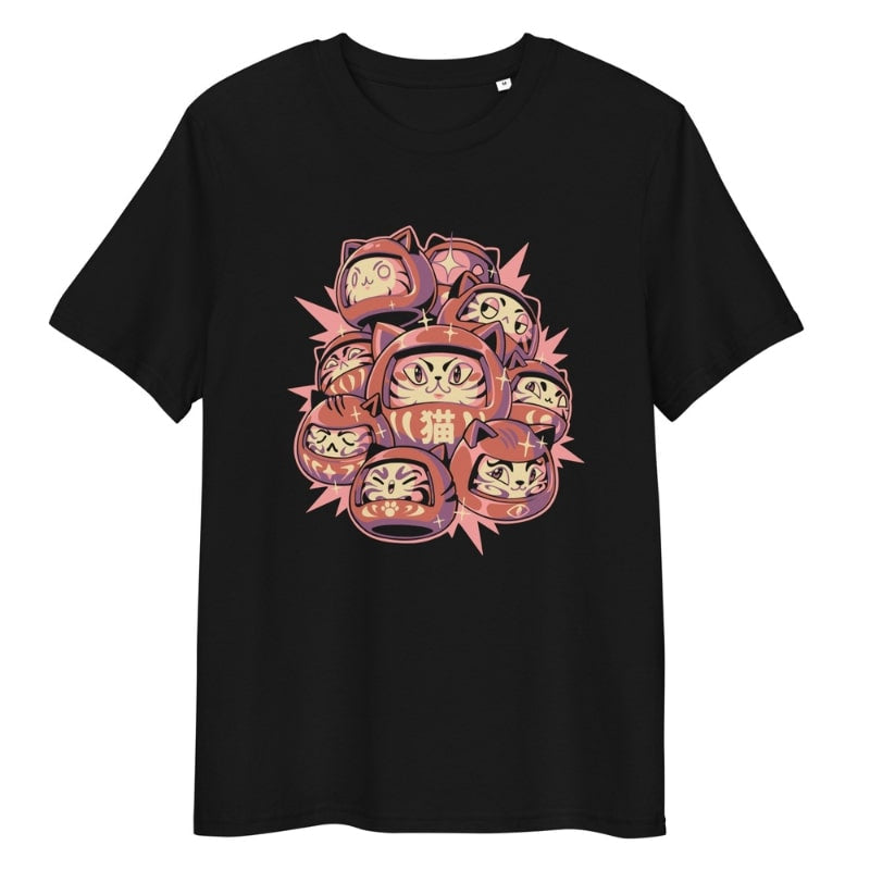 Daruma Cat Japansk T shirt S