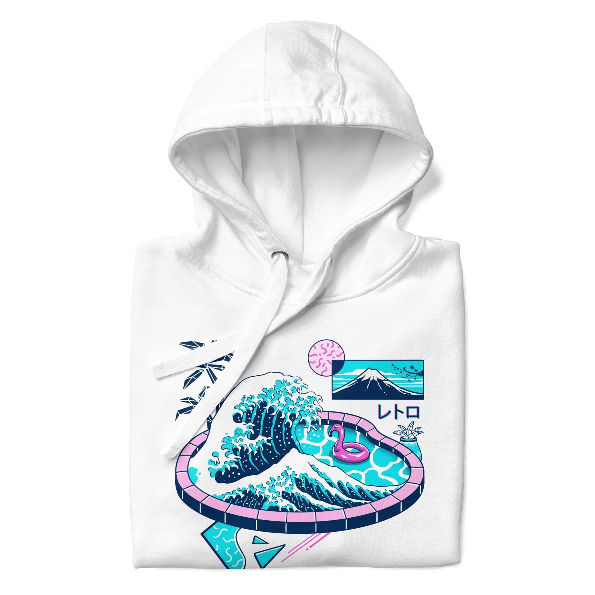 Den stora poolen i Kanagawa Japansk sweatshirt