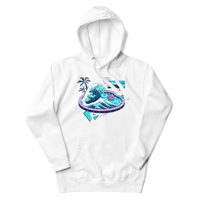 Den stora poolen i Kanagawa Japansk sweatshirt S