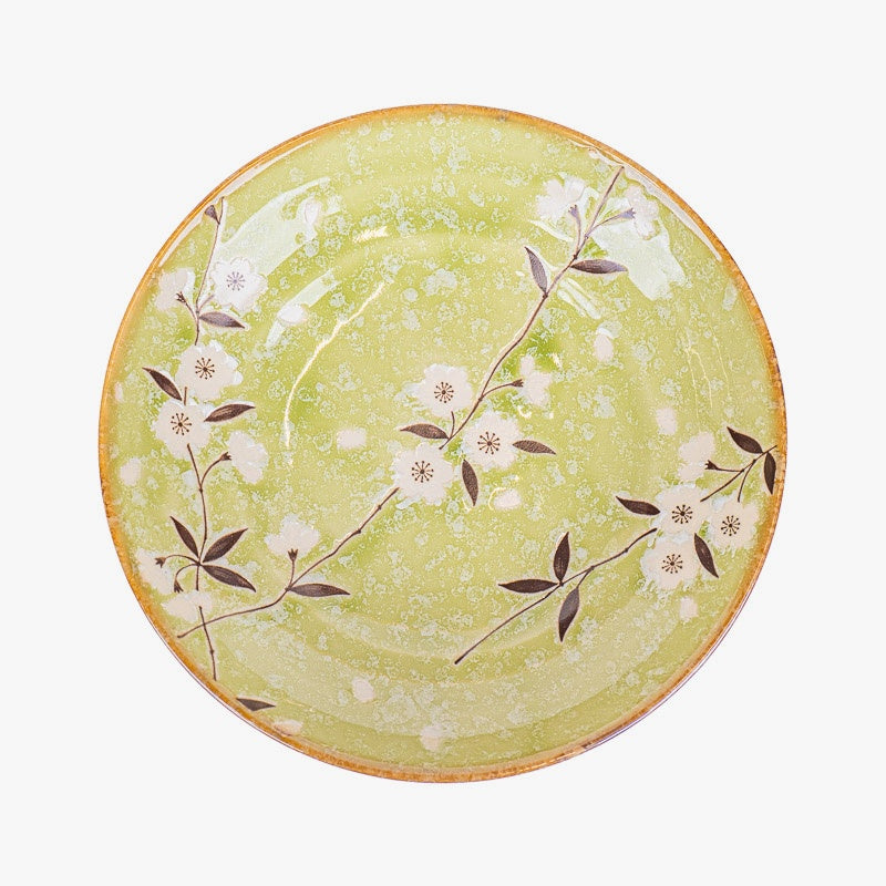 Djup japansk tallrik Midori Sakura