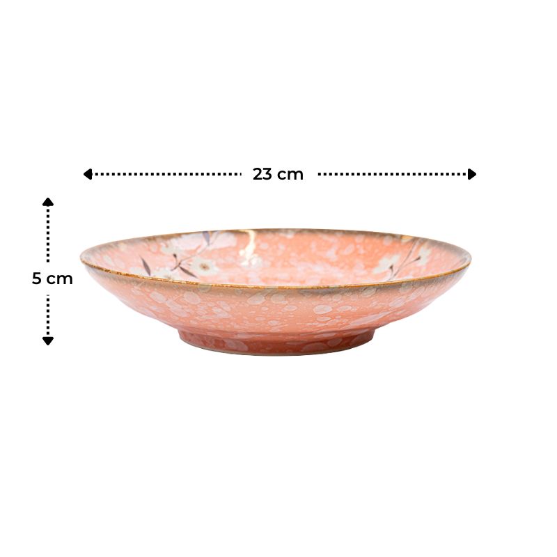 Djup Japansk Tallrik - Pinku Sakura