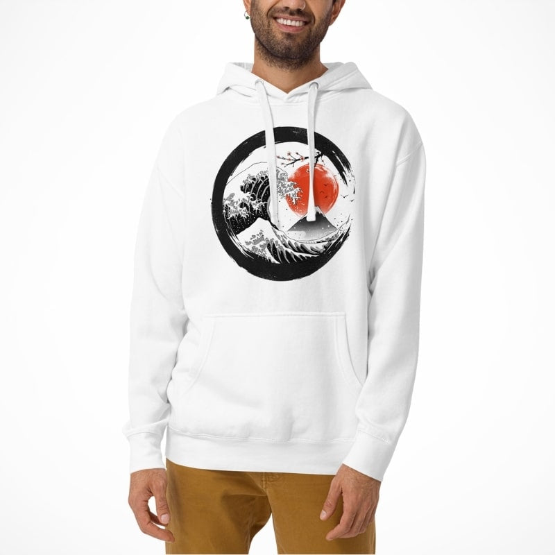 Enso Kanagawa Japansk sweatshirt