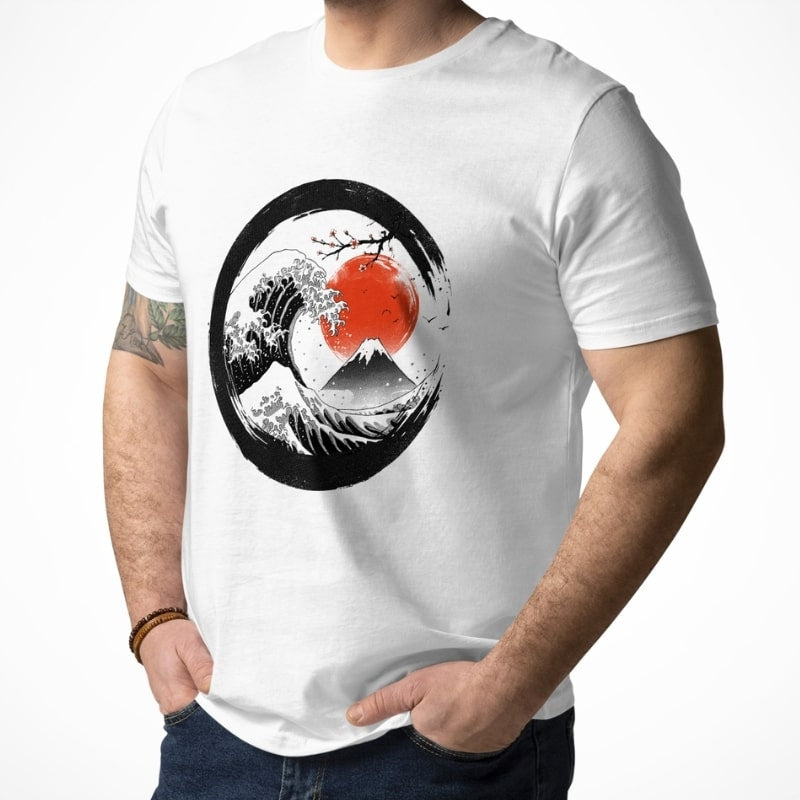 Enso Kanagawa Japansk T shirt