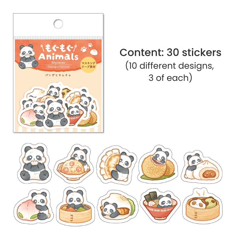 Flake Kawaii Panda klistermärken