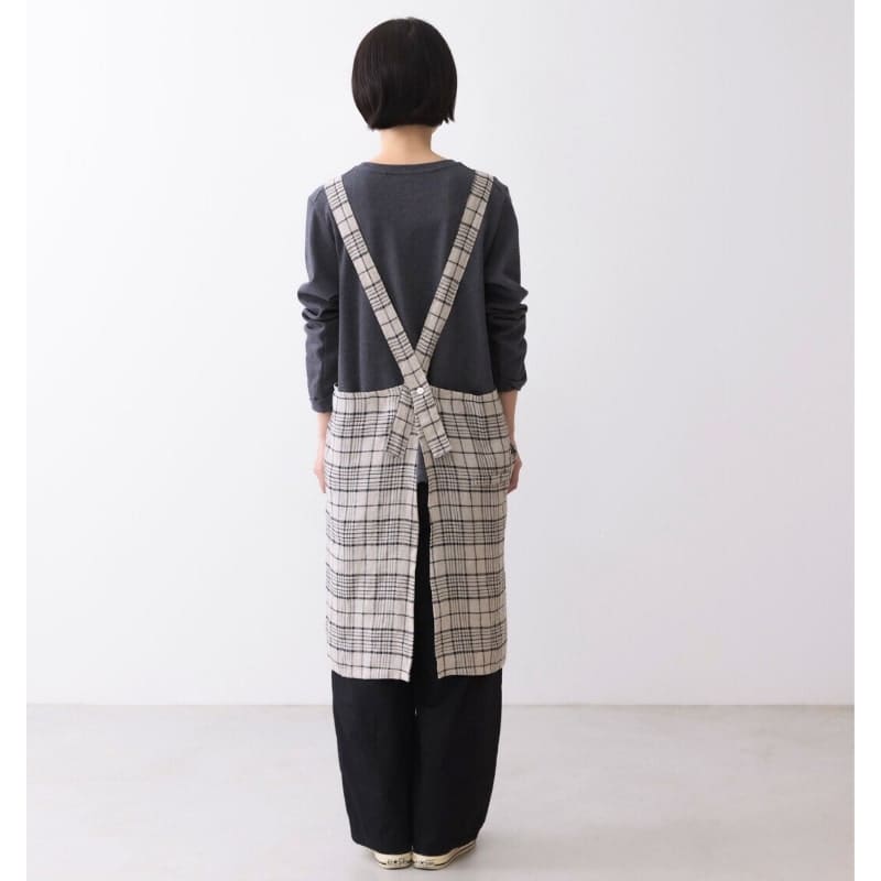 Förkläde i japansk hampa twill
