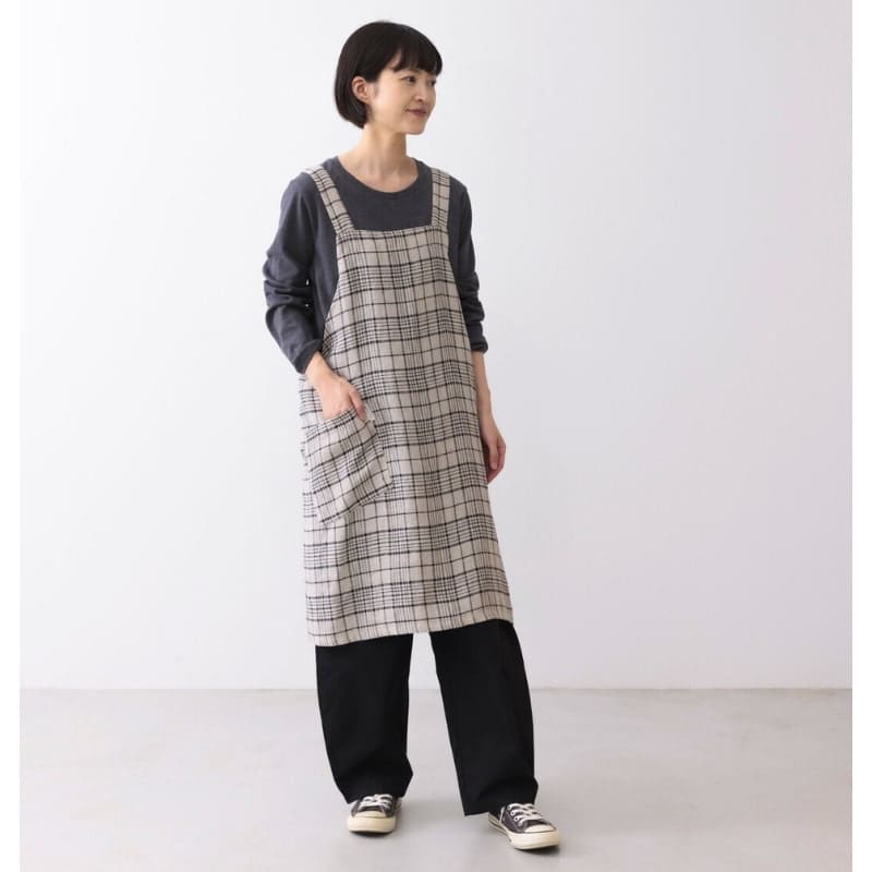 Förkläde i japansk hampa twill