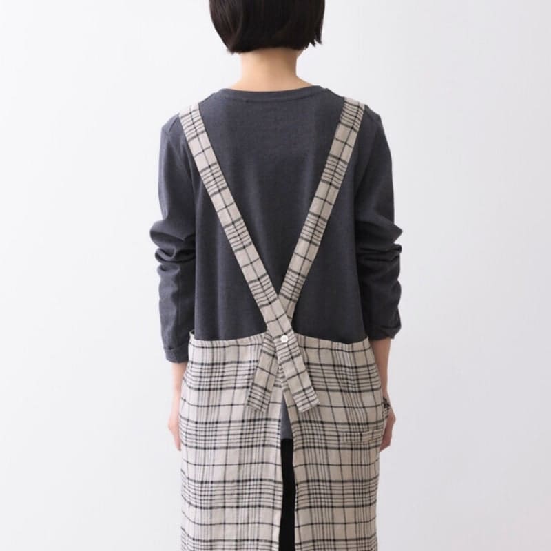 Förkläde i japansk hampa twill